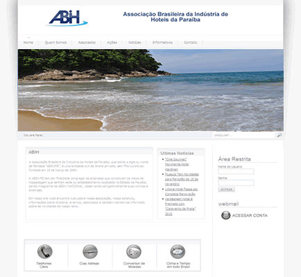 ABIH - Associa��o Brasileira da Industria de Hoteis da Para�ba - Jo�o Pessoa/PB